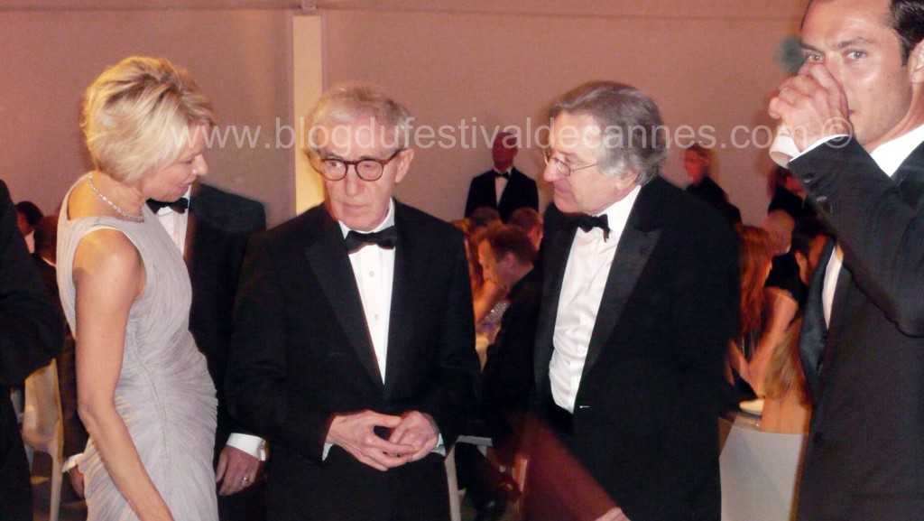 Dinner with Robert de Niro, Woody Allen, Jud Law, Adrian Brody Cannes