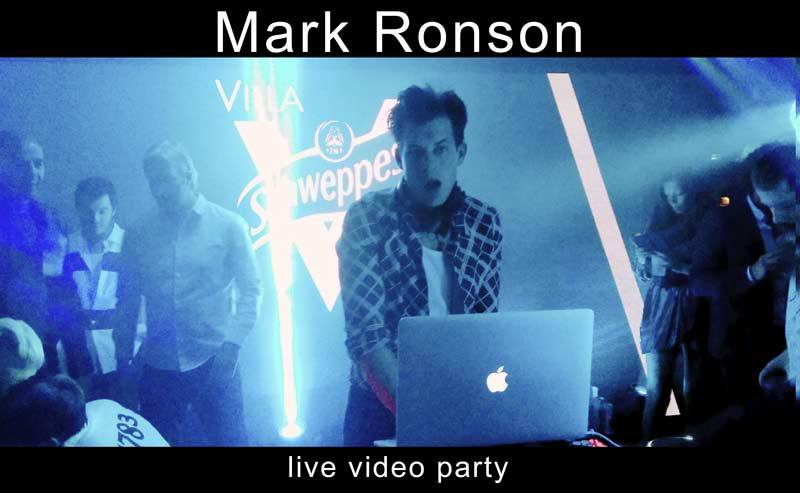 Flash Back a la Villa Schweppes avec Mark Ronson en vidéo live