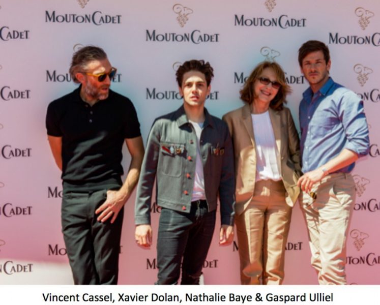 Xavier Dolan au Mouton Cadet Wine bar