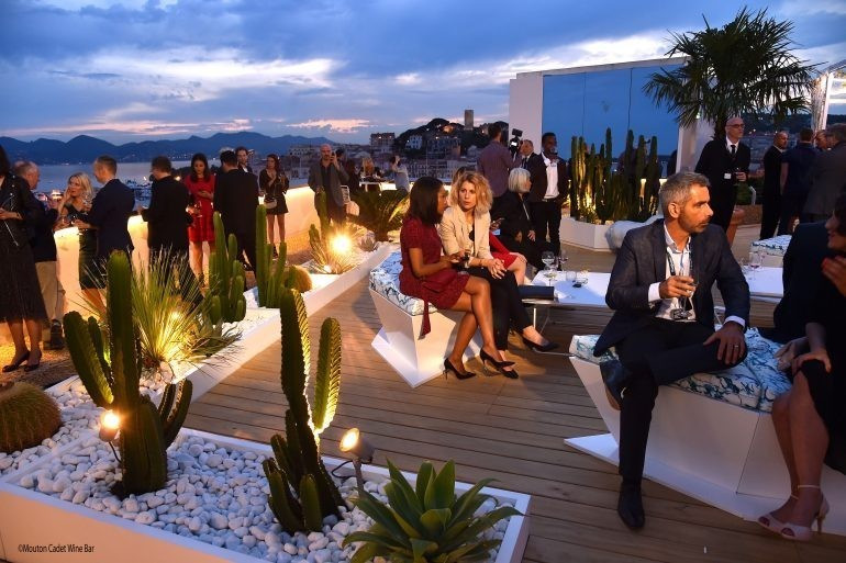 CANNES 2019 : Terrasse Mouton Cadet Wine Bar du 15 au 25 Mai