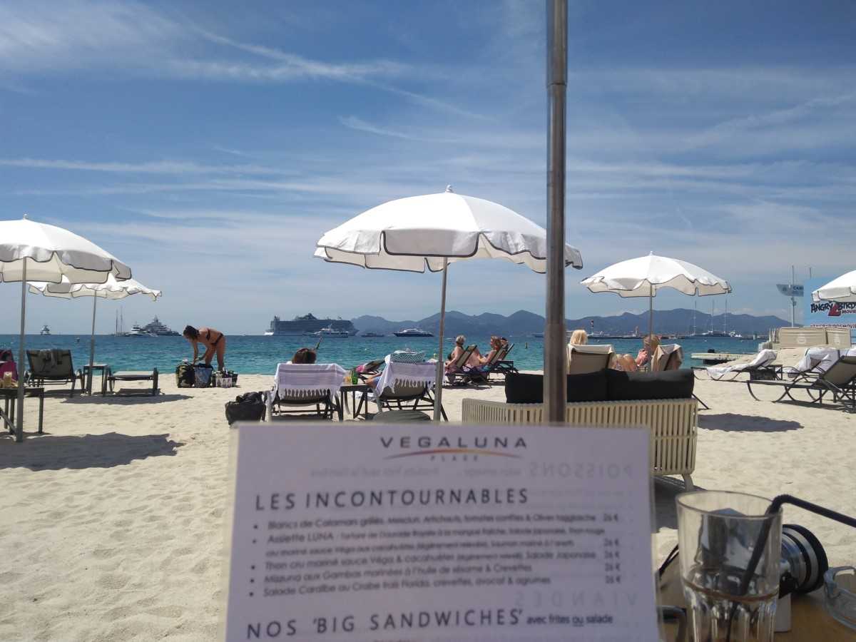 Cannes Gourmet : Le Restaurant de la Plage Vegaluna