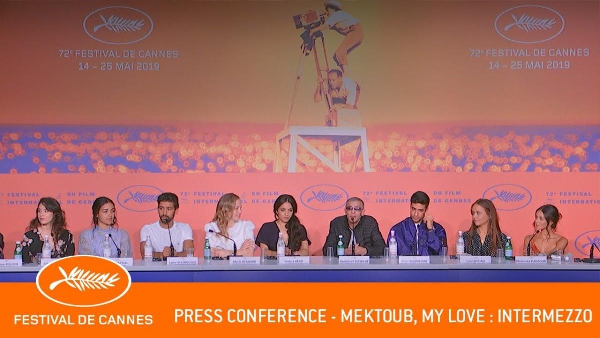MEKTOUB  MY LOVE INTERMEZZO – Press conference – Cannes 2019 – EV