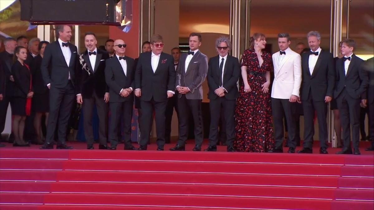 Montée des marches d’Elton John et de l’équipe du film Rocket Man – Cannes 2019