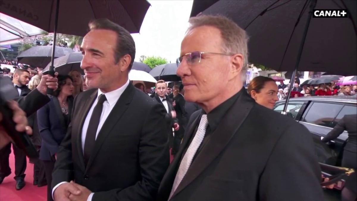 Jean Dujardin et Christophe Lambert, tous deux dans Un + Une de Claude Lelouch  – Cannes 2019