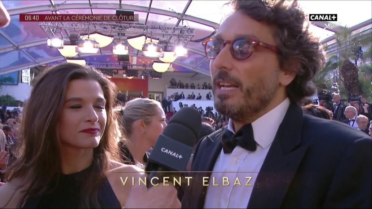 Vincent Elbaz, très heureux d’être là pour soutenir le film de ses amis  – Cannes 2019