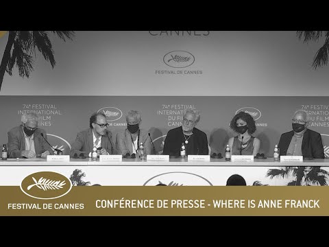 WHERE IS ANNE FRANCK – CONFERENCE DE PRESSE – CANNES 2021 – VF