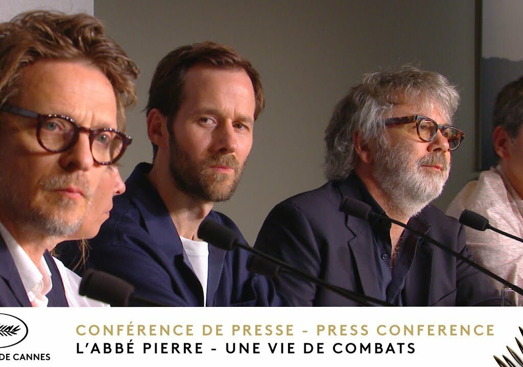 L’Abbé Pierre–Une vie de combat  – Conférence de Presse – VF – Cannes 2023