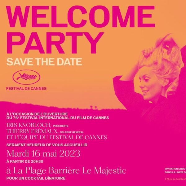 La Welcome Party  Festival de Cannes à la Plage du Majestic