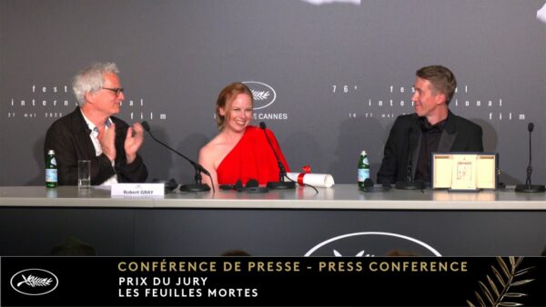 Les Feuilles Mortes – Prix du jury – Conférence de Presse – Cannes 2023