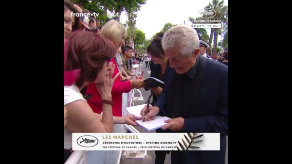 Claude Lelouch présent à la cérémonie d’ouverture du Festival de Cannes 2025 !