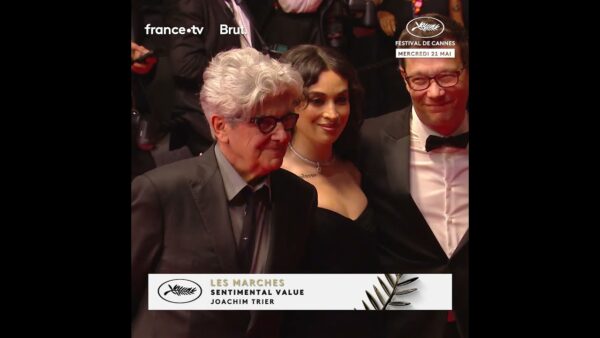 Le Jury courts métrages et de la Cinef réunie sur le tapis rouge pour le film « Sentimental Value » !