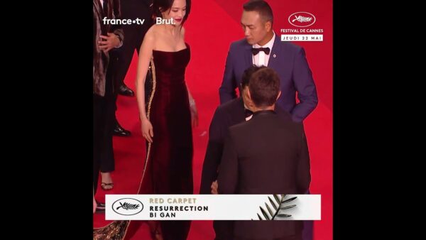 L’équipe du film « Resurrection » de Bi Gan avec Jackson yee et Shu Qi sur le red carpet !