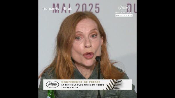 « I do think it can change the world » Isabelle Huppert talking about cinema !