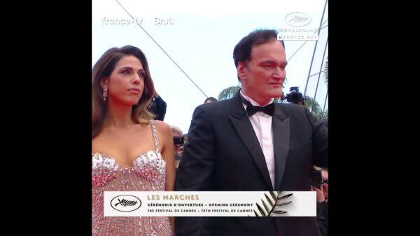 Le mythique Quentin Tarantino lors de la cérémonie d’ouverture du Festival de Cannes 2025 !