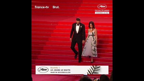 Lyna Khoudri main dans la main avec Karim Benzema à la fn de la projection de « 13 Jours 13 Nuits » !