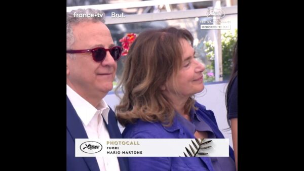 La belle équipe du film « Fuori » au photocall de Cannes 2025 !