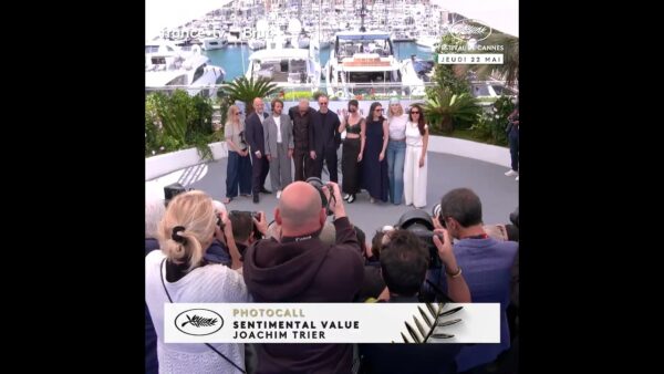 Photocall pour l’équipe du film « Sentimental Value » de Joachim Trier au Festival de Cannes 2025 !