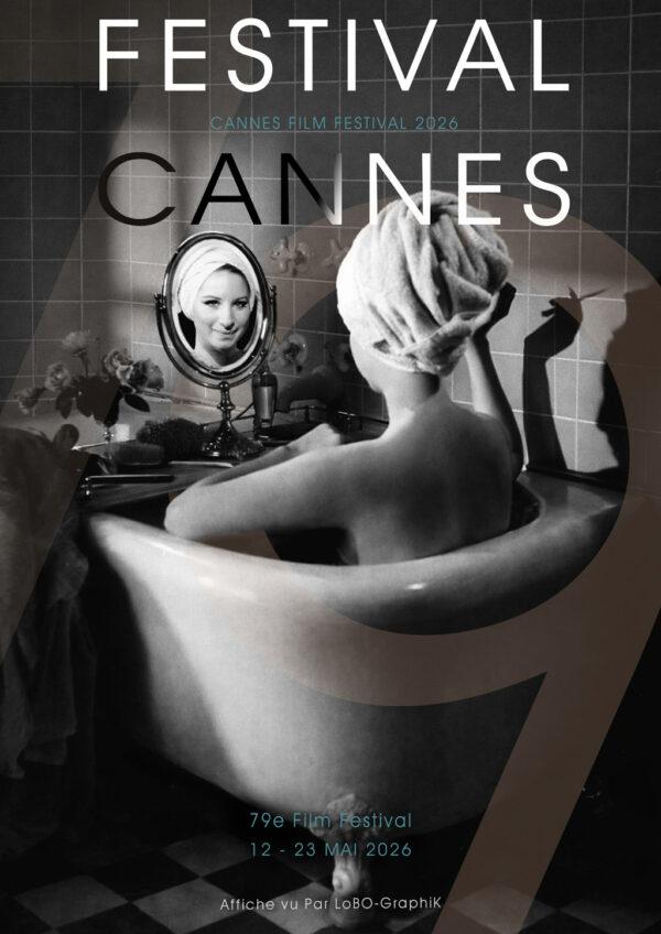 Cannes 2026 : l&rsquo;affiche du Festival du Film vue par LoBO GraphiK