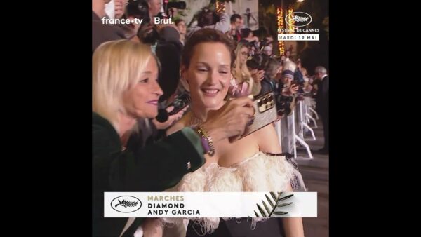 L’arrivée de Vicky Krieps, pour présenter DIAMOND d&rsquo;Andy Garcia !