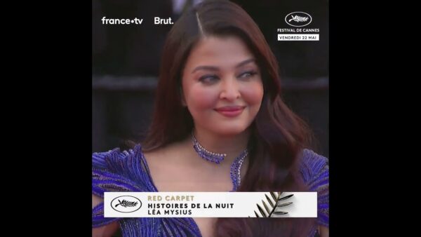 L&rsquo;actrice Aishwarya Rai éblouissante sur le tapis rouge du festival !