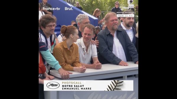 L&rsquo;équipe du film NOTRE SALUT d&rsquo;Emmanuel Marre, sous les projecteurs du photocall !