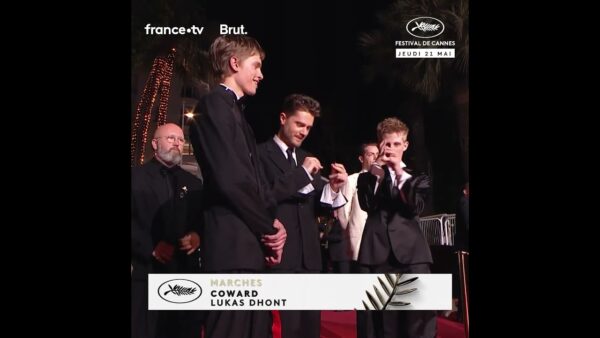 L&rsquo;équipe de COWARD peine à contenir l&rsquo;excitation avant la première du film au Festival de Cannes !