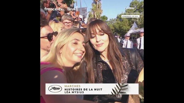 Monica Bellucci profite du festival pour interagir avec ses fans !