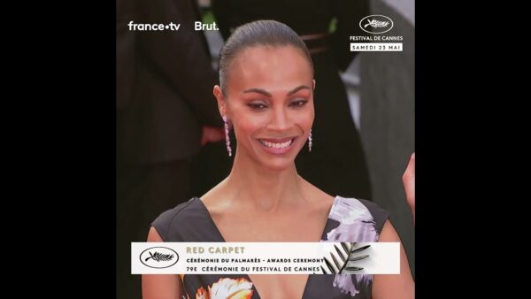 Zoe Saldana illumine le tapis rouge du Festival de Cannes à l&rsquo;occasion de la cérémonie de clôture !
