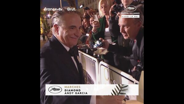 Andy García offre un moment de partage au Festival de Cannes !