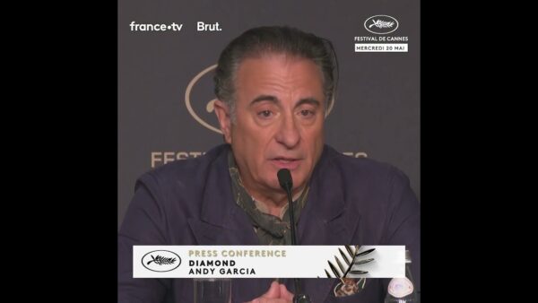 L’émotion palpable durant la conférence de DIAMOND grâce aux mots d’Andy Garcia.