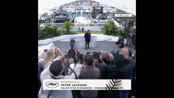 Photocall de Peter Jackson, palme d&rsquo;or d&rsquo;honneur !