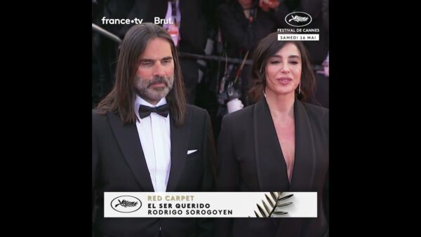 Director Nadine Labaki marches alongside Khaled MOUZANAR, jury member UN CERTAIN REGARD