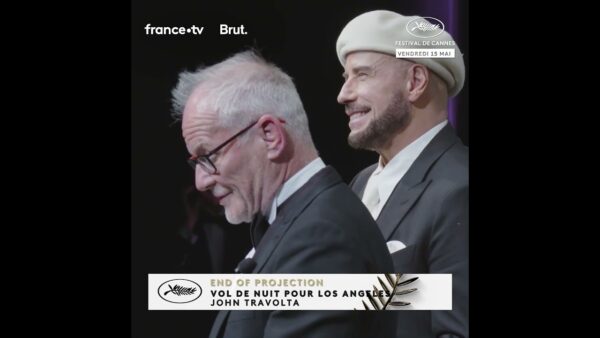 The standing ovation for John Travolta's first film, screened at the Cannes Film Festival!