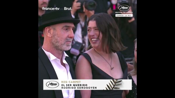 Eric Cantona sur le tapis rouge du Festival de Cannes pour la projection de LES MATINS MERVEILLEUX !