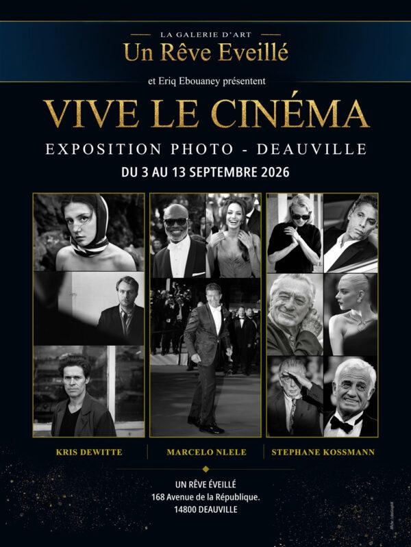 De Cannes à Deauville : « Vive le cinéma », l’expo photo aux trois regards sur le 7e art